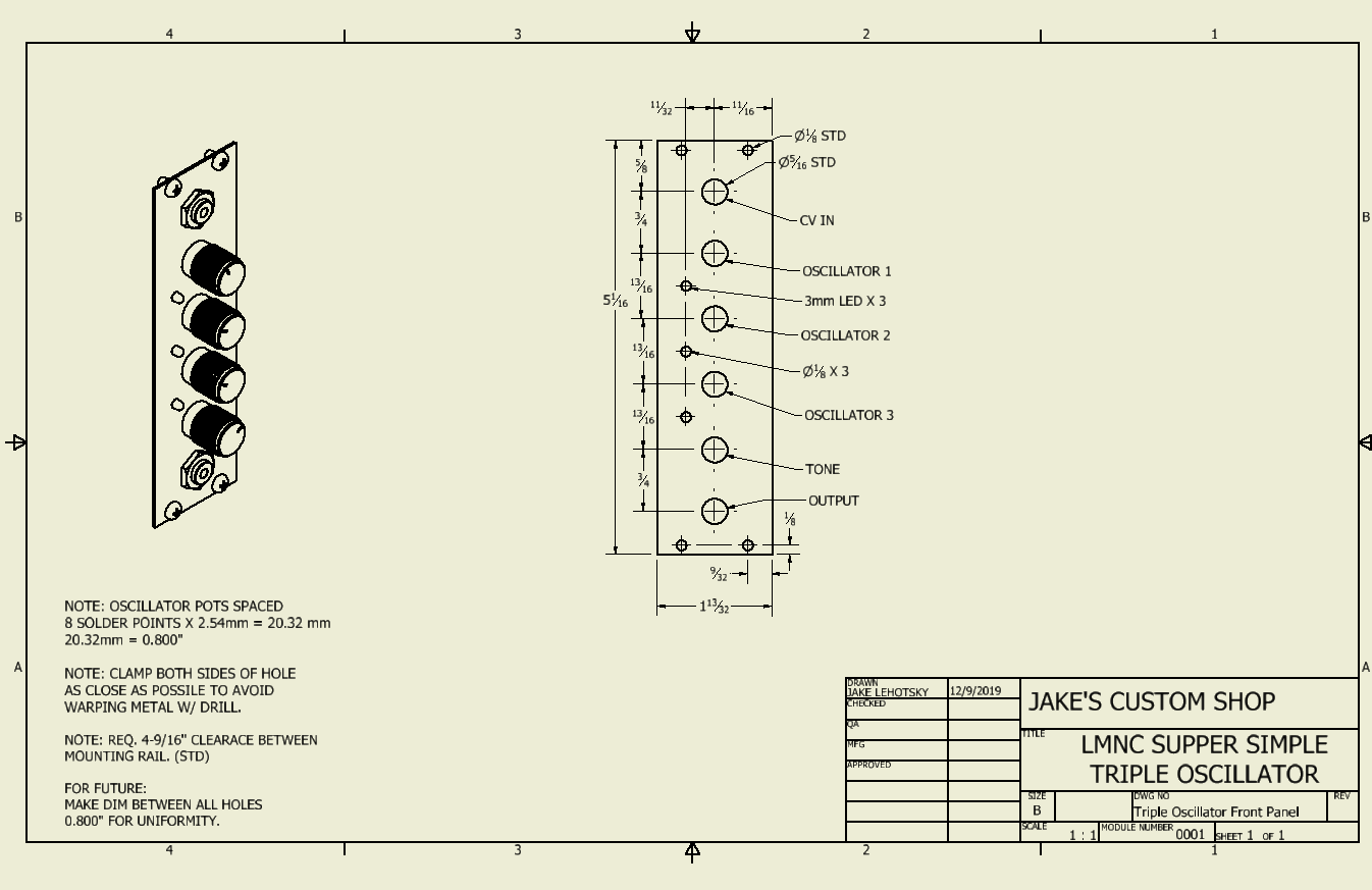 Oscillator Machine Drawing Building A Triple Oscillator | JCS