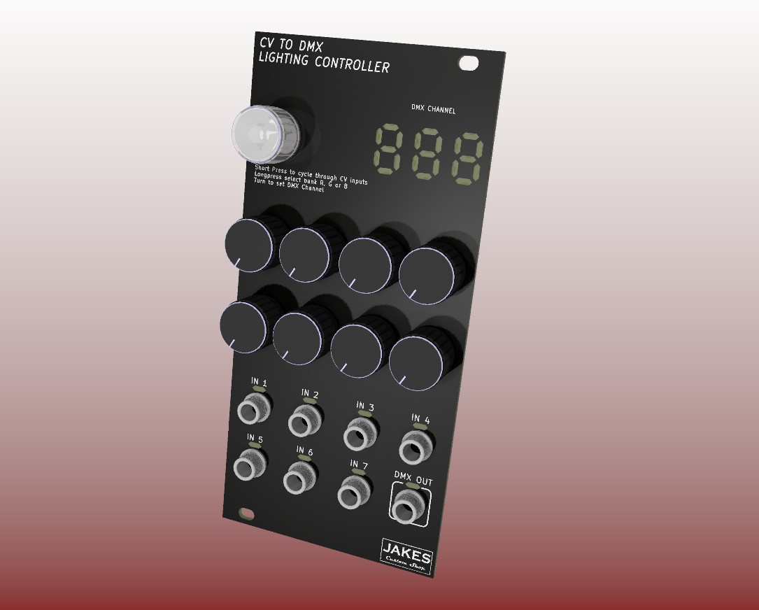 Eurorack Module with a 7-segment Display