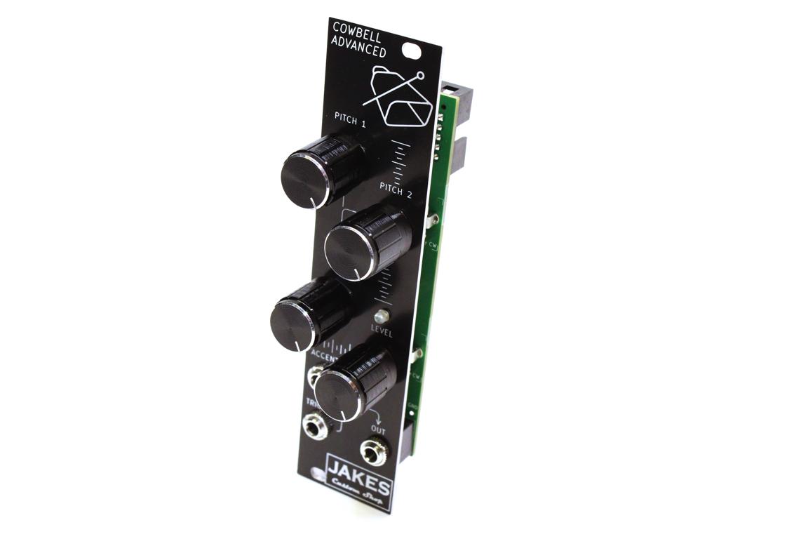 Front panel view of the Cowbell Advanced Eurorack Module