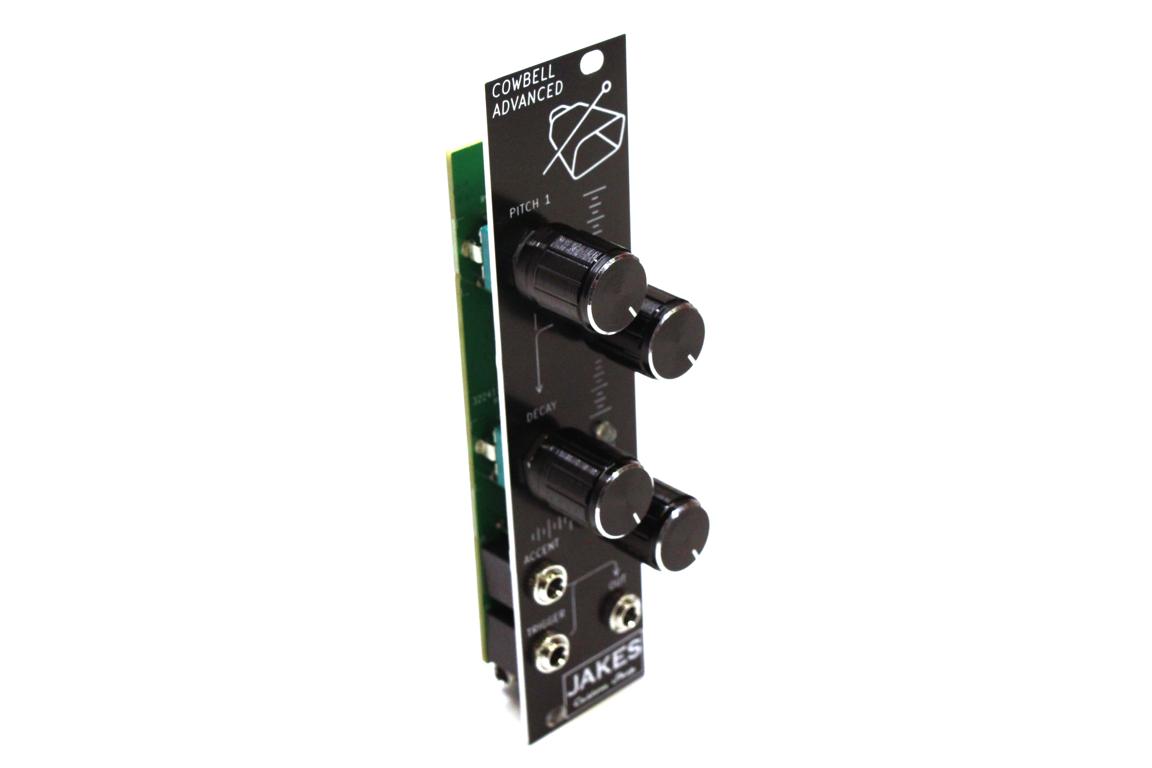 Side and angled view of the Cowbell Advanced Eurorack Module