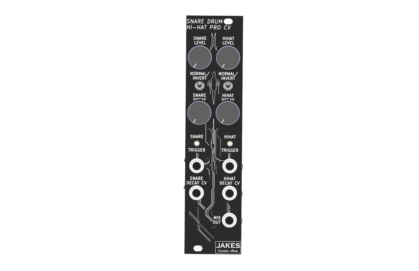 Snare Drum Hi-Hat Pro CV Eurorack Module | JCS
