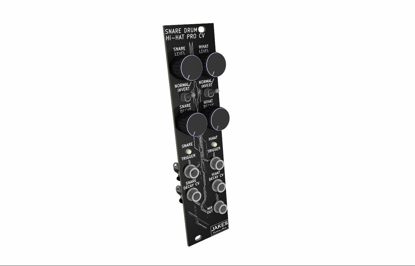 Snare Drum Hi-Hat Pro CV Eurorack Module | JCS