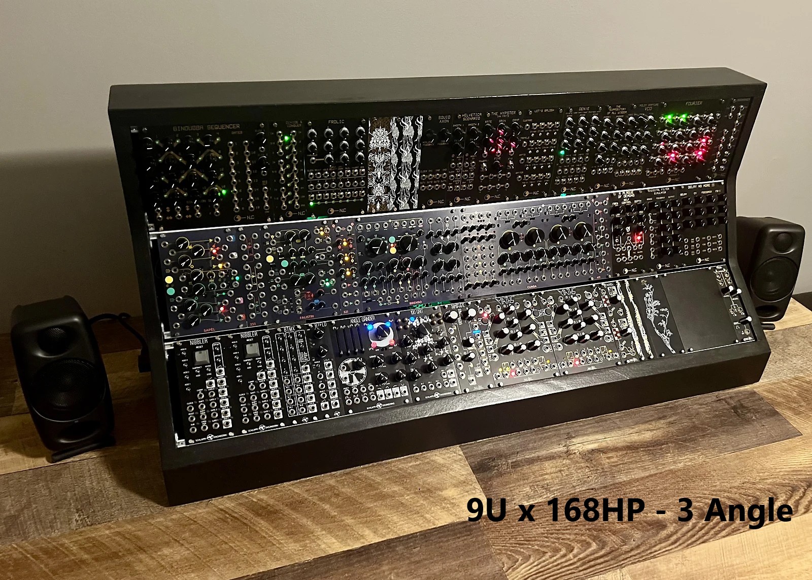 Custom Eurorack case front view