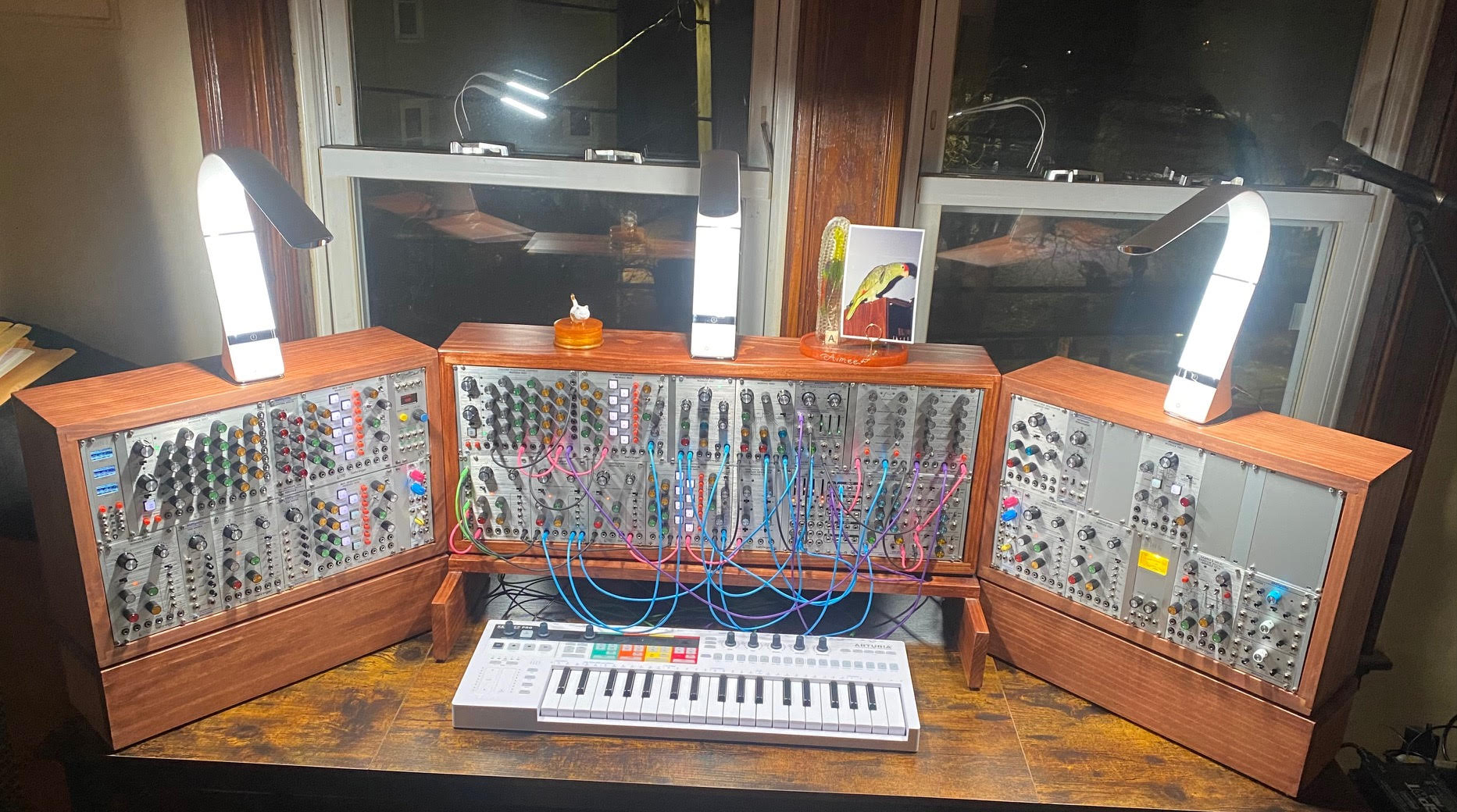 Custom Eurorack case detail shot