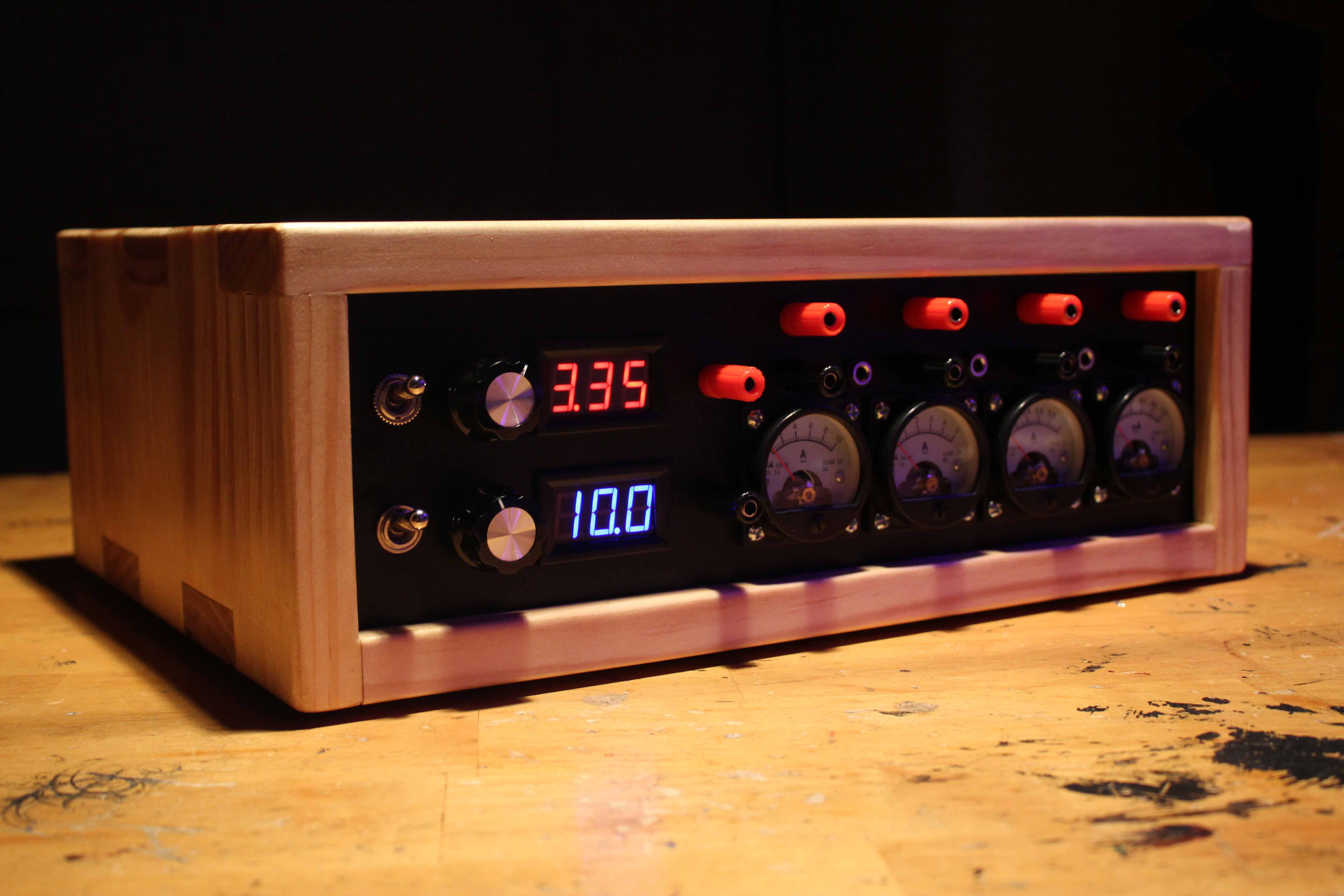 A working ATX Lab bench Power Supply with digital meter