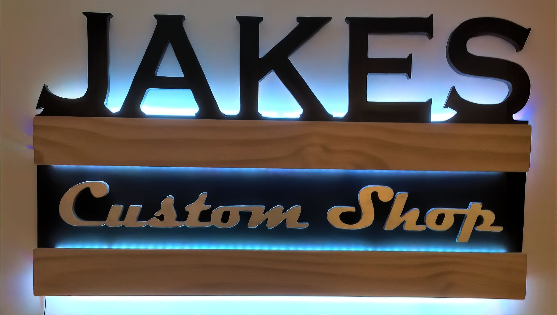 Jake's Custom Shop Sign